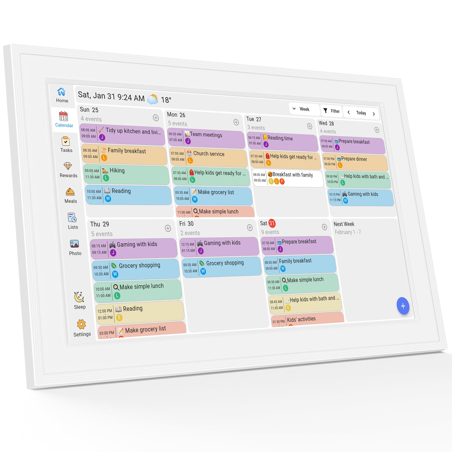 15.6"Digital Calendar